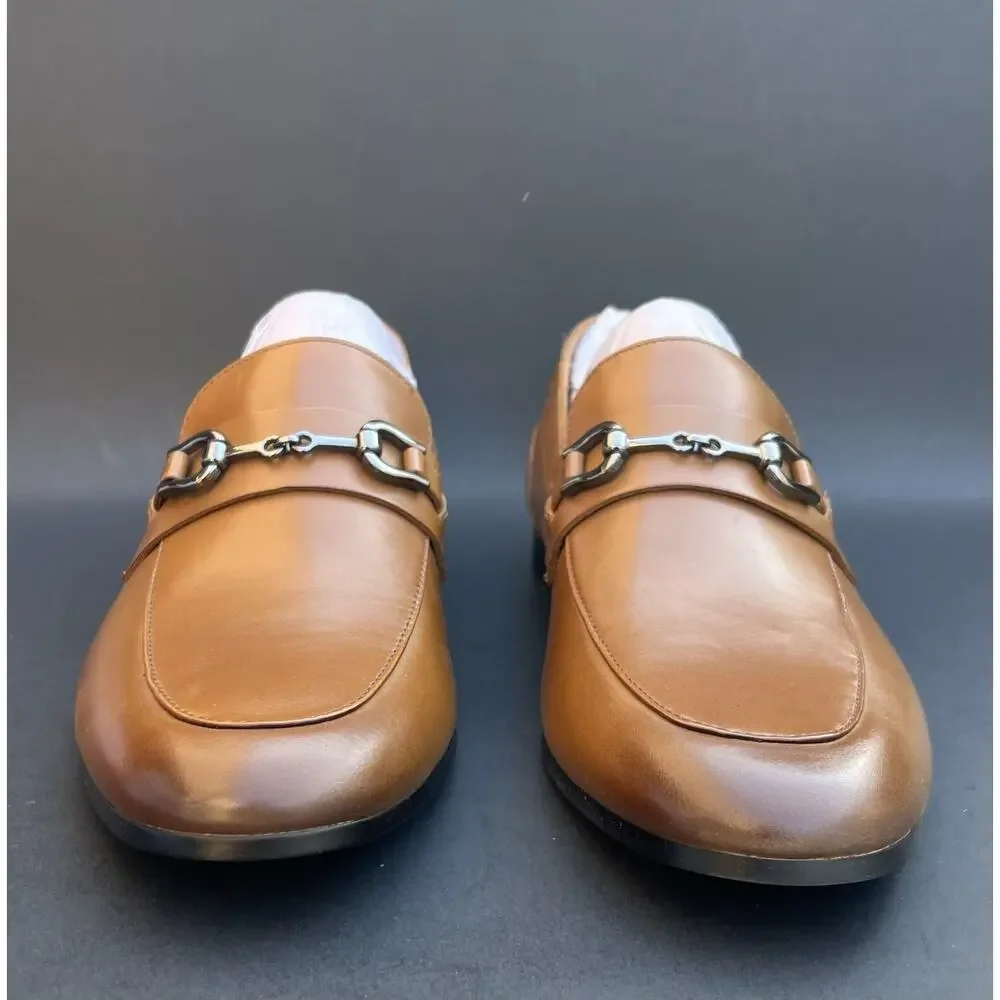 ALDO Marinho Loafers Brown (Cognac Leather Smooth) Men's 11 US Size - Picture 5 of 15